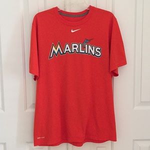 Orange Marlins Dri-Fit Shirt
